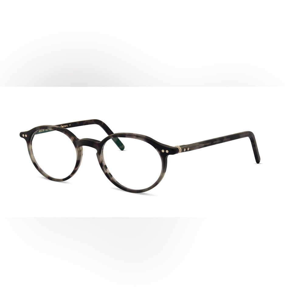 Lunor “Steve Jobs” black havana matte A5 215 round acetate eye glasses - Picture 4 of 7